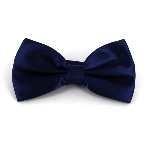 Laço Liso de Cetim Azul Marinho