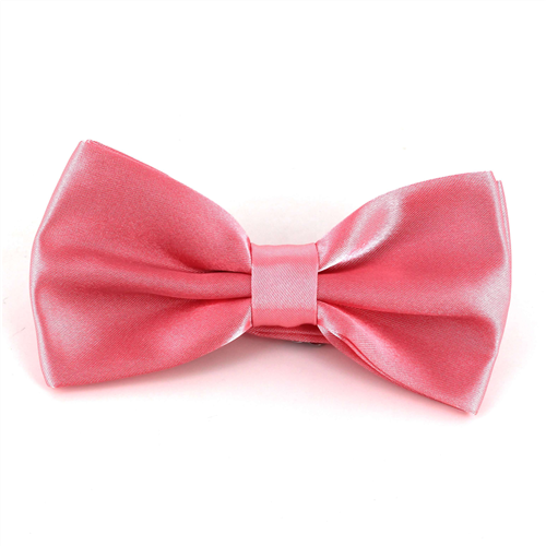 Laço Liso de Seda Rosa Coral