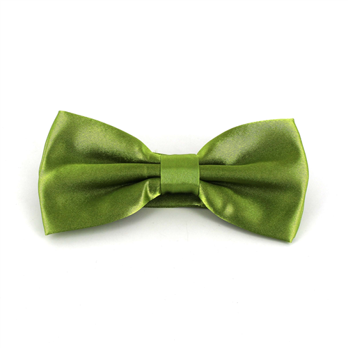 Laço Liso de Seda Verde Lima