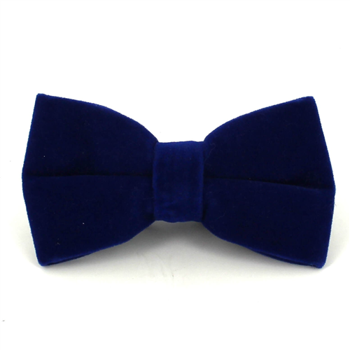 Laço Liso Veludo Azul