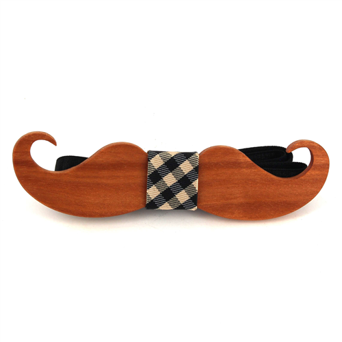 Laço Madeira Bigode