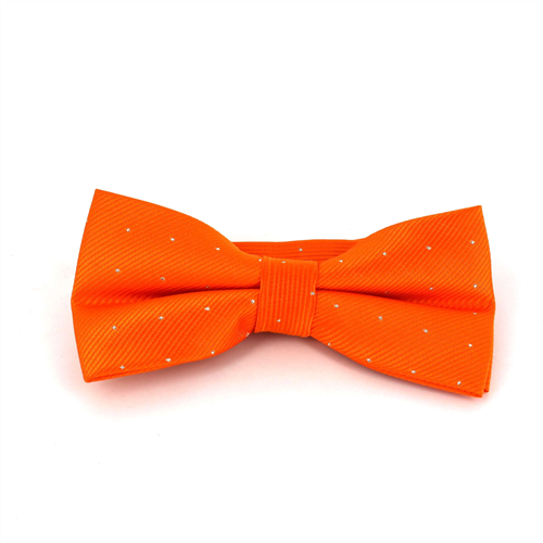 Laço Laranja Pontos Brilhantes