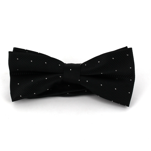 Laço Preto Pontos Brilhantes