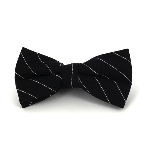 Laço Preto Riscas Brancas