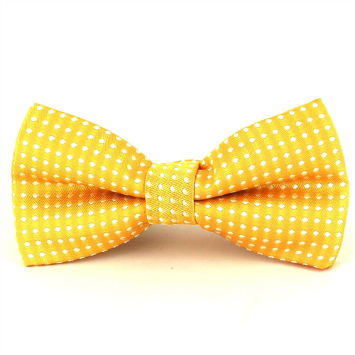 Laço Criança Amarelo com Bolinhas