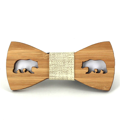 Laço Crianças Bambu Oco Urso