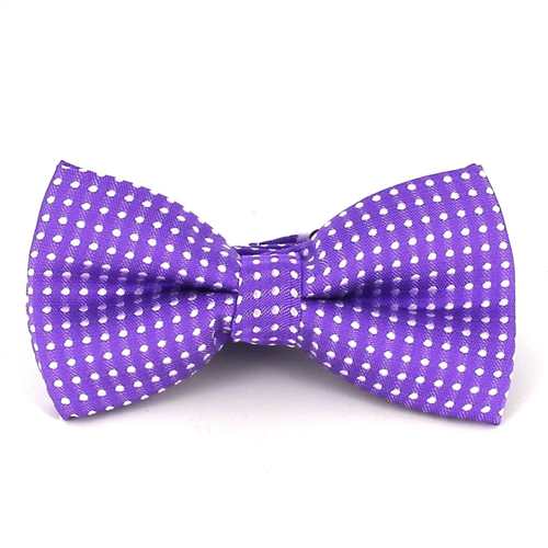 Laço Criança Roxo com Bolinhas