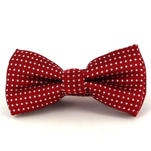 Laço Criança Vermelho com Bolinhas
