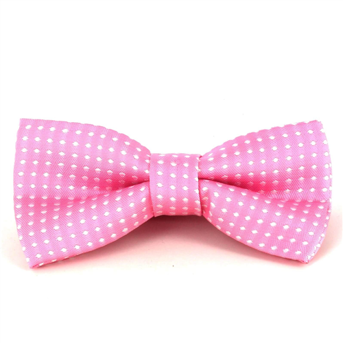 Laço Criança Rosa com Bolinhas