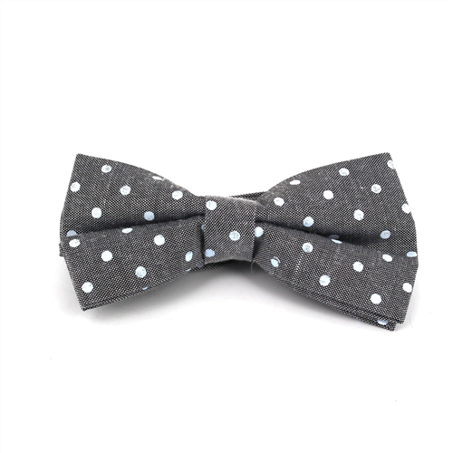 Laço Oxford Lunares Cinzento