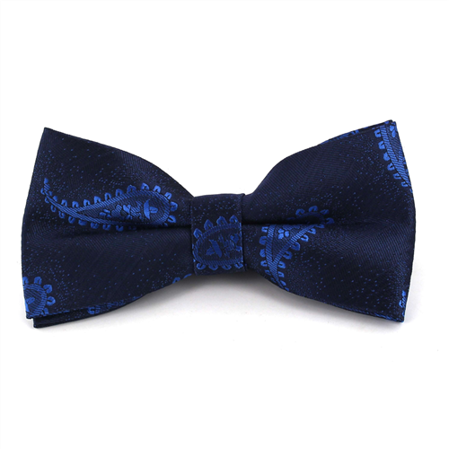 Laço Paisley Azul