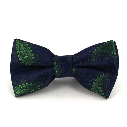 Laço Paisley Azul