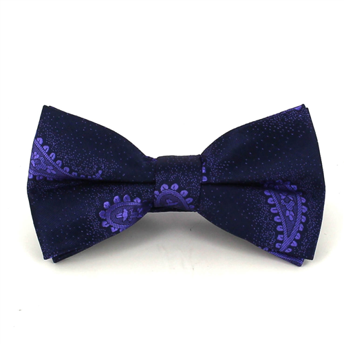 Laço Paisley Azul