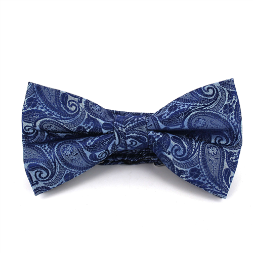 Laço Paisley Azul Celeste e Azul