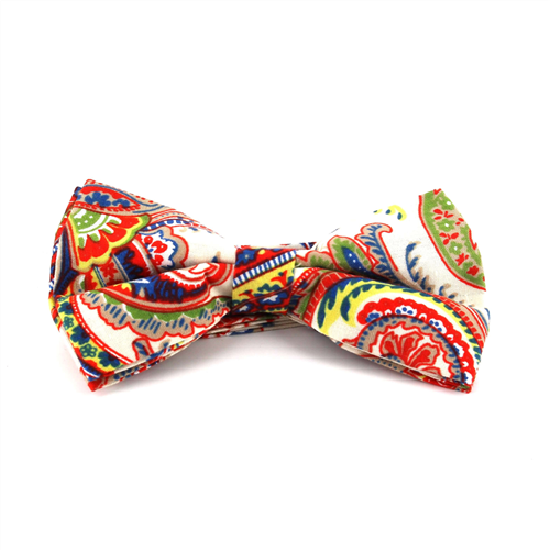 Laço Paisley Branco