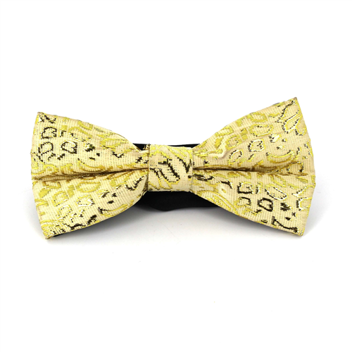 Laço Paisley Brilho Amarelo