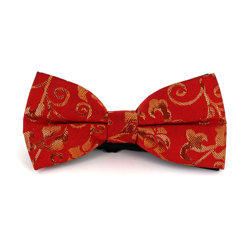 Laço Paisley Brilho Vermelho