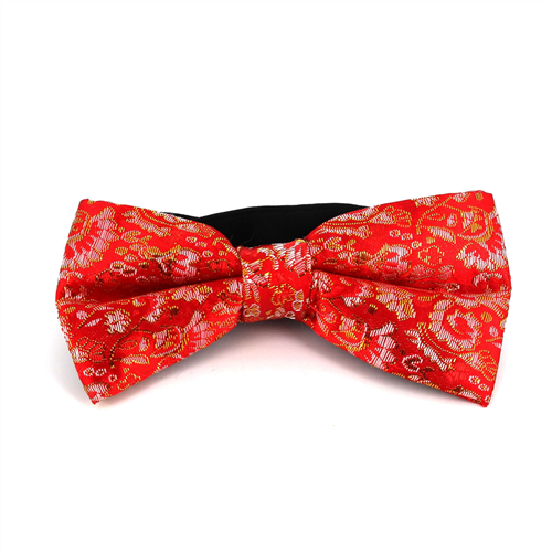 Laço Paisley Brilho Vermelho