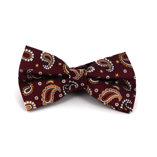 Laço Paisley Granate