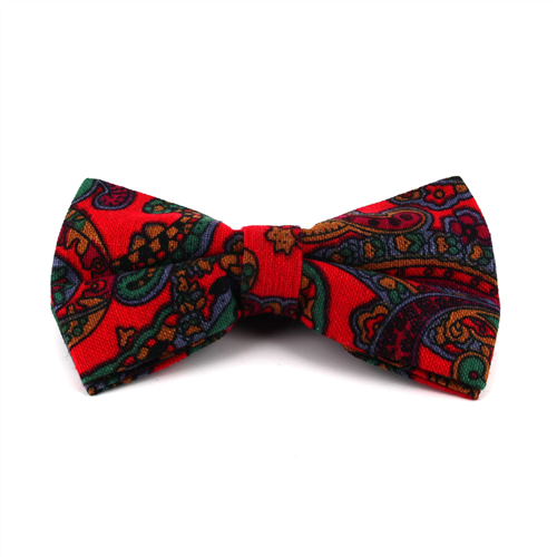 Laço Paisley Vermelho