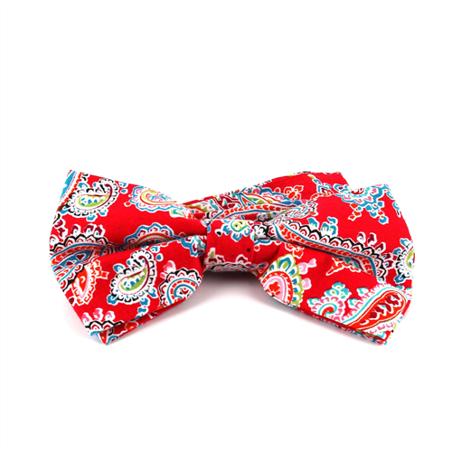 Laço Paisley Vermelho
