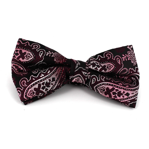 Laço Paisley XL Vermelho Borgonha