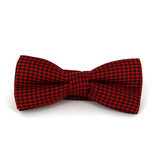 Laço Pata de Galo Vermelho e Preto