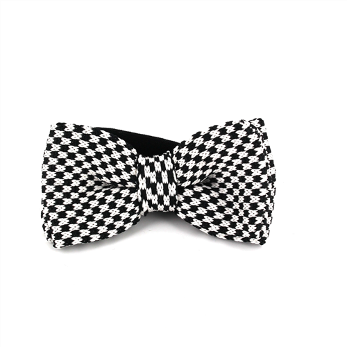 Laço Ponto Xadrez Preto e Branco