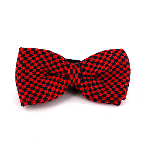 Laço Ponto Xadrez Vermelho e Azul