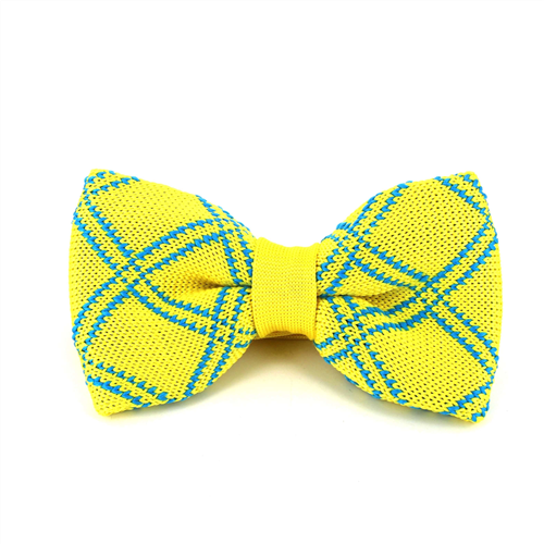 Laço Ponto Xadrez Amarelo