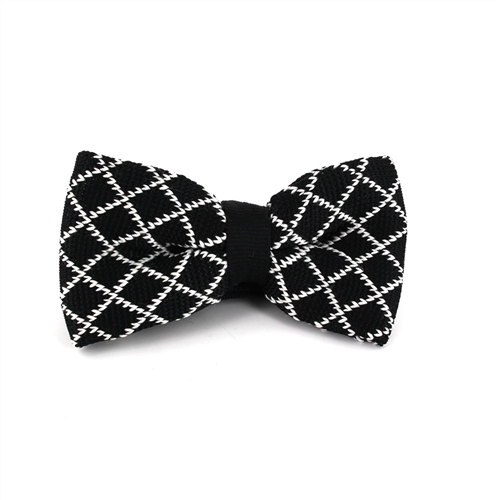 Laço Ponto Xadrez Preto e Branco