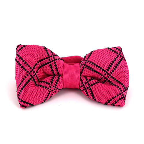Laço Ponto Xadrez Rosa
