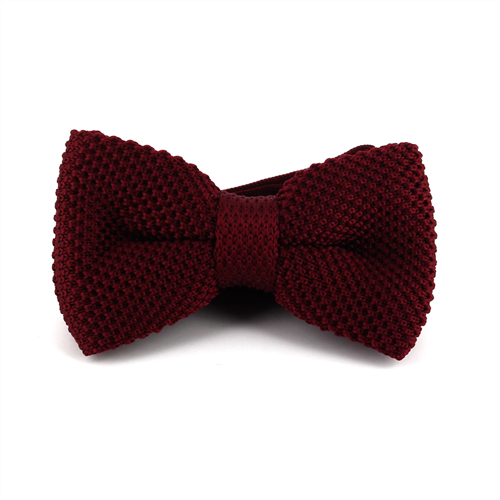 Laço Ponto Liso Vermelho Borgonha