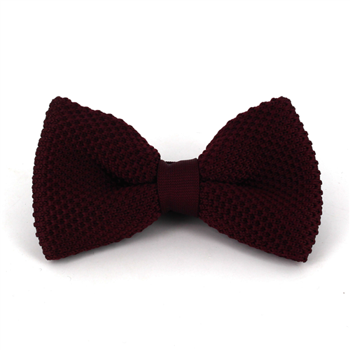 Laço Ponto Liso Vermelho Borgonha