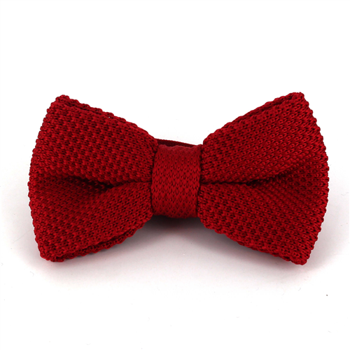Laço Ponto Liso Vermelho Carmim