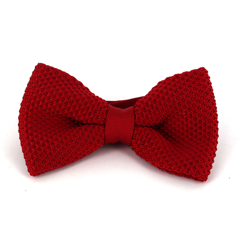 Laço Ponto Liso Vermelho Carmim
