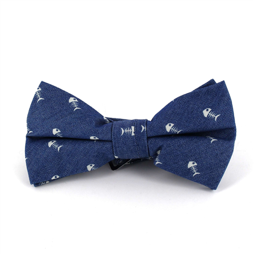 Laço Raspa Peixes Denim Escuro