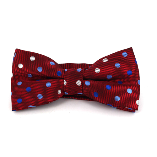 Laço Vermelho Lunares Multicolor