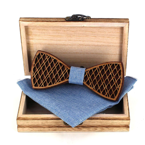 Conjunto de Laços de Madeira