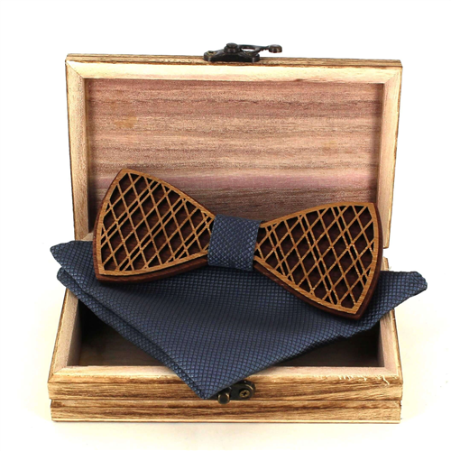 Conjunto de Laços de Madeira