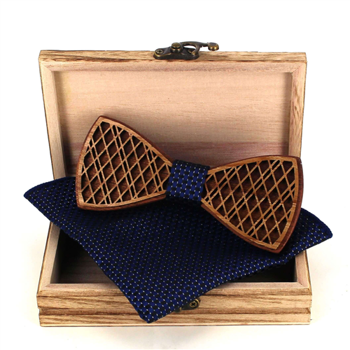 Conjunto de Laços de Madeira