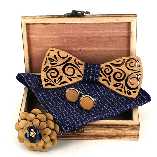 Conjunto de Laços em Madeira