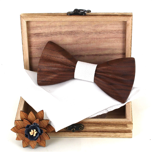 Conjunto de Laços de Madeira