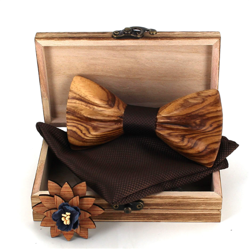Conjunto de Laços em Madeira