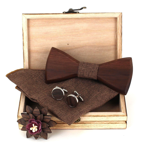 Conjunto de Laços em Madeira