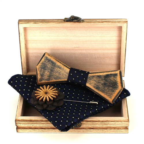 Conjunto de Laços de Madeira