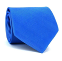 Gravata Lisa Azul MicroTwill