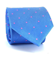 Gravata Lunares Azul Celeste