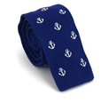 Gravata Ponto Âncoras Azul Marinho