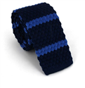 Gravata Ponto Azul Riscas Azuis